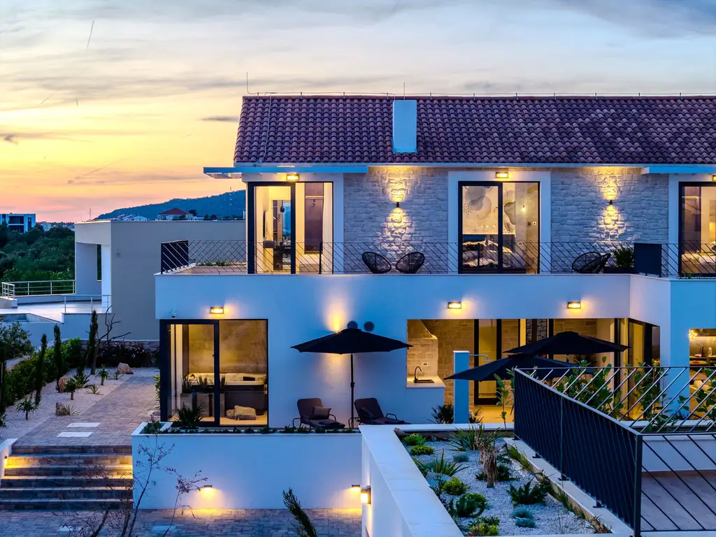 Contemporary Villa Retreat with Pool in Vodice