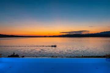 Contemporary Seaside Villa with Pool, Novigrad