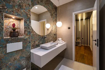 Contemporary Seaside Villa with Pool, Novigrad