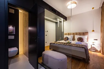 Contemporary Seaside Villa with Pool, Novigrad