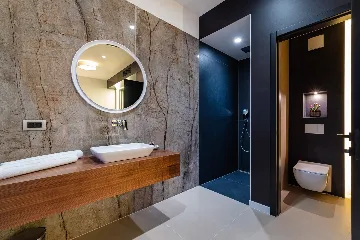 Contemporary Seaside Villa with Pool, Novigrad