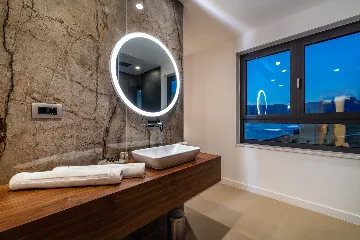 Contemporary Seaside Villa with Pool, Novigrad