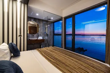 Contemporary Seaside Villa with Pool, Novigrad