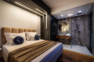 Contemporary Seaside Villa with Pool, Novigrad