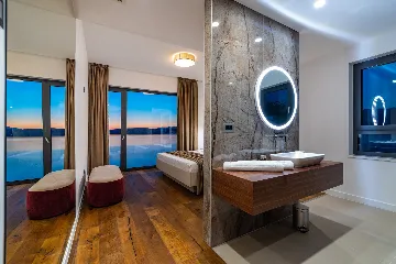 Contemporary Seaside Villa with Pool, Novigrad