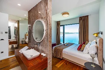 Contemporary Seaside Villa with Pool, Novigrad