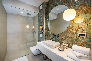 Contemporary Seaside Villa with Pool, Novigrad