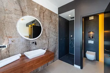 Contemporary Seaside Villa with Pool, Novigrad