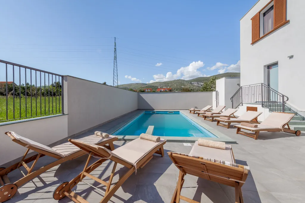 Modern Villa with Heated Pool in Trogir