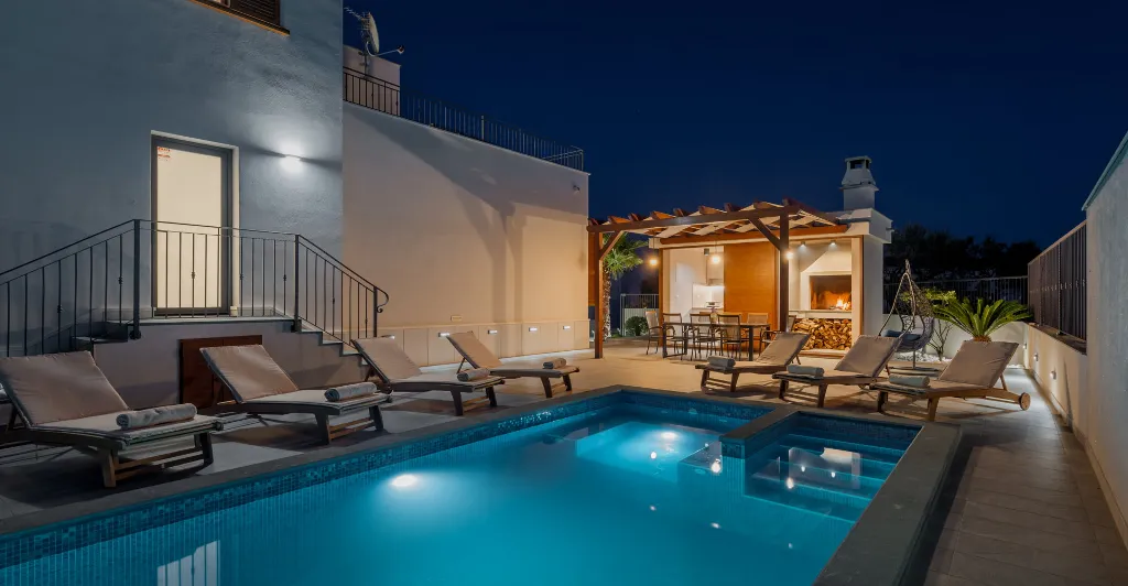 Modern Villa with Heated Pool in Trogir
