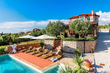 Modern Family Villa with Pool in Šibenik