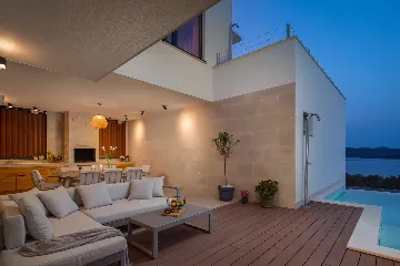 Contemporary Villa with Infinity Pool in Jezera