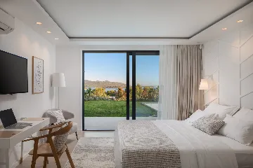 Modern Seaside Villa with Pool in Jezera