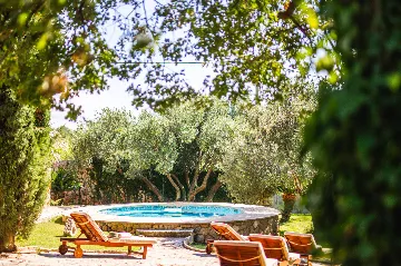 Heritage Stone Villa with Pool in Čilipi