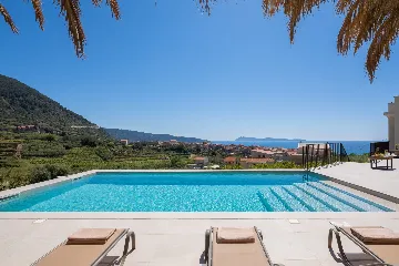 Modern Villa Retreat with Pool, Komiža