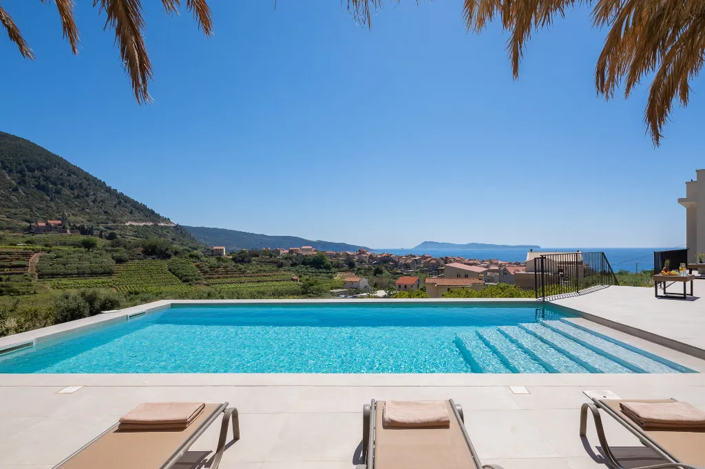 Modern Villa Retreat with Pool, Komiža