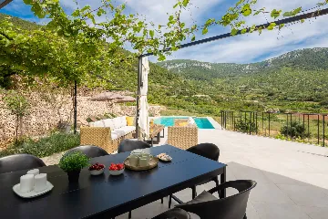 Modern Villa Retreat with Pool, Komiža