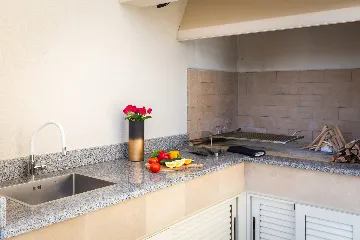 Modern Seaside Villa with Pool in Okrug Gornji