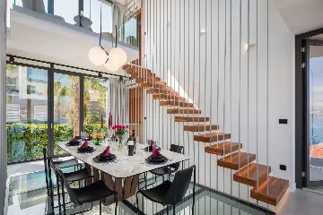 Modern Seaside Villa with Pool in Okrug Gornji