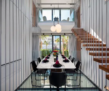 Modern Seaside Villa with Pool in Okrug Gornji