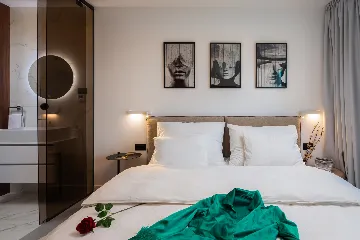 Modern Seaside Villa with Pool in Okrug Gornji