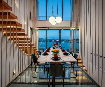 Modern Seaside Villa with Pool in Okrug Gornji