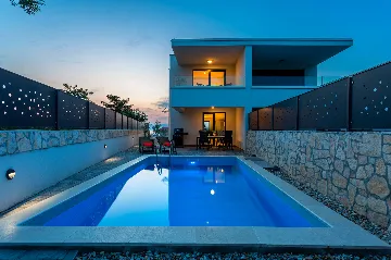 Contemporary Villa with Pool in Malinska