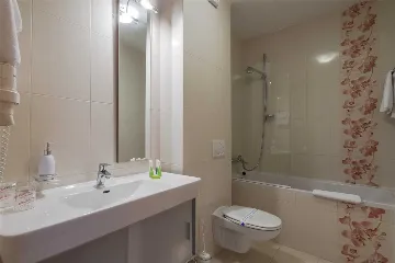 Beachfront Villa with Heated Pool in Mirca