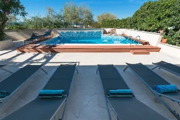 Beachfront Villa with Heated Pool in Mirca