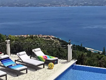 Infinity View Villa with Pool, Dugi Rat