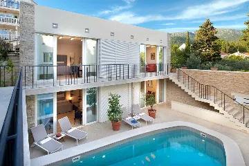 Modern Villa Retreat with Pool in Bol