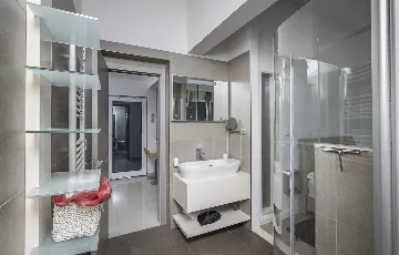 Contemporary Seaside Villa with Pool, Rogoznica