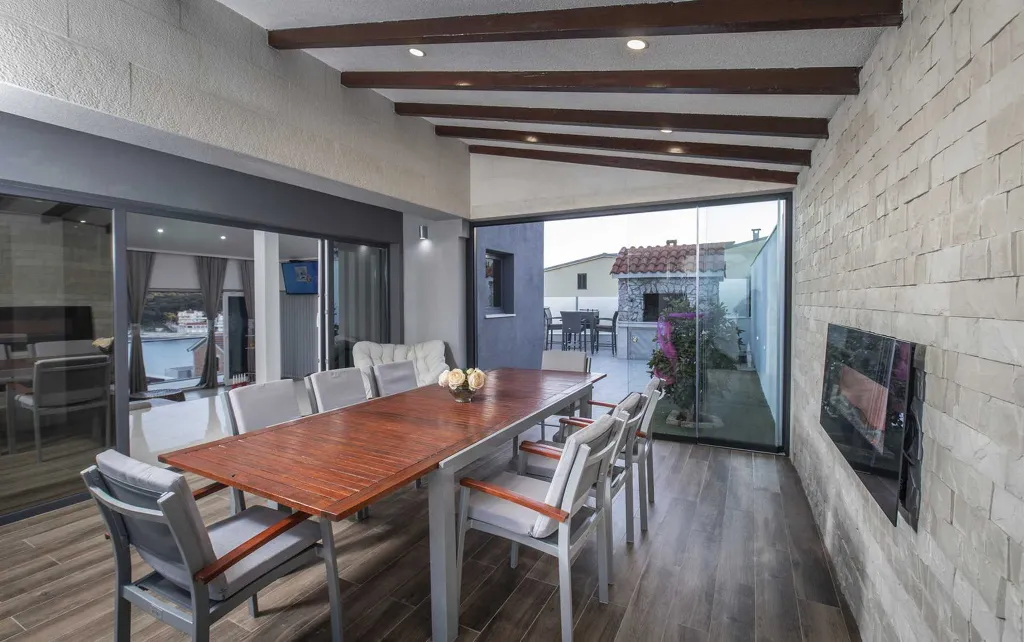 Contemporary Seaside Villa with Pool, Rogoznica