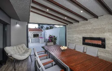 Contemporary Seaside Villa with Pool, Rogoznica