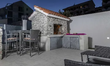 Contemporary Seaside Villa with Pool, Rogoznica