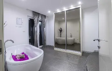 Contemporary Seaside Villa with Pool, Rogoznica