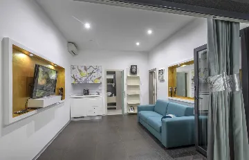 Contemporary Seaside Villa with Pool, Rogoznica