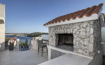 Contemporary Seaside Villa with Pool, Rogoznica