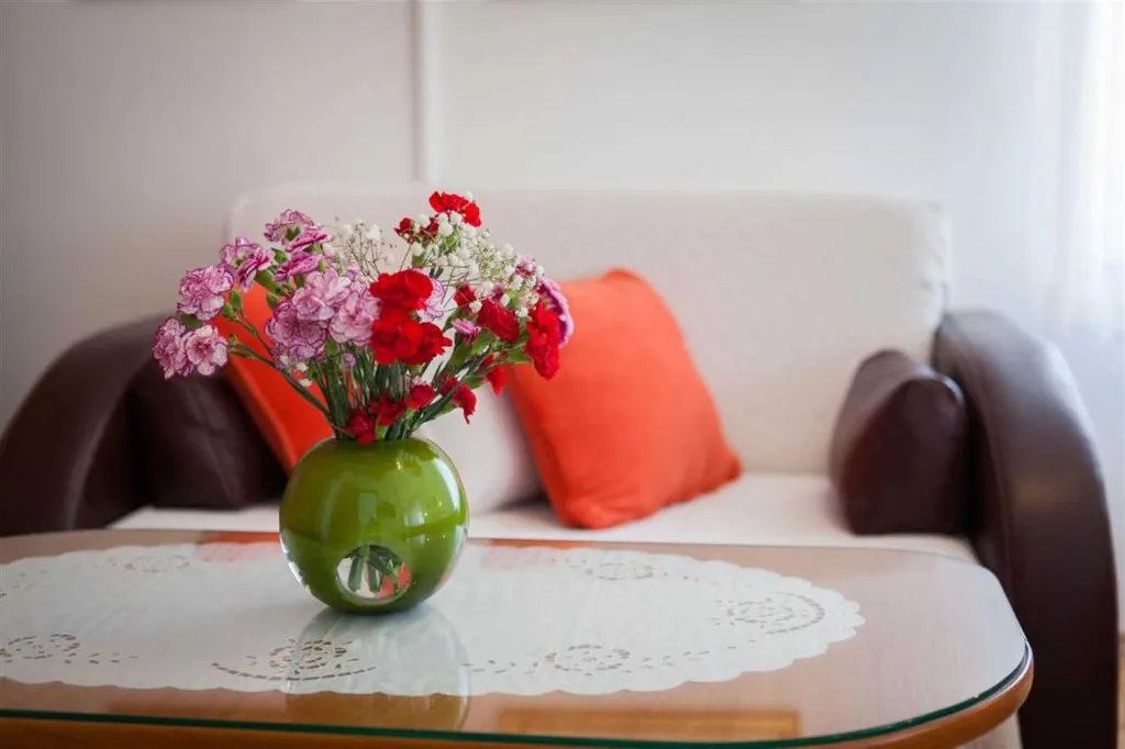 The apartment has everything you need for a pleasant stay.