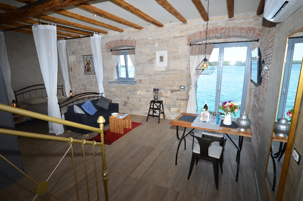 Rovinj Sea-View Studio for 2 Guests with Terrace