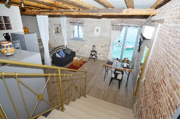 Rovinj Sea-View Studio for 2 Guests with Terrace
