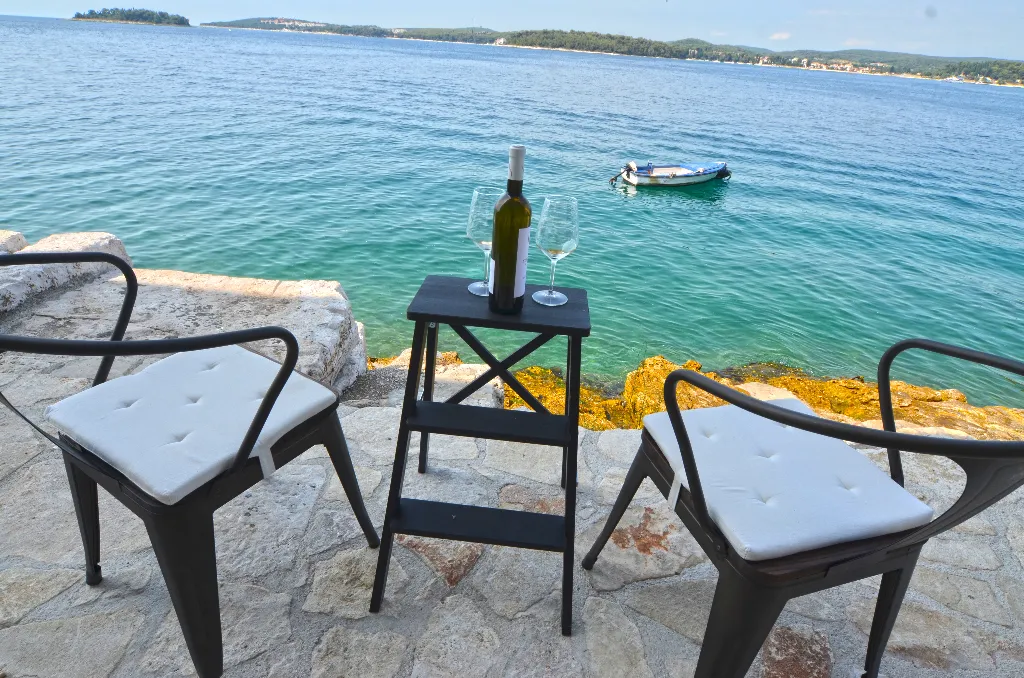 Rovinj Sea-View Studio for 2 Guests with Terrace