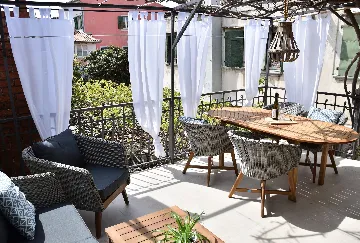 Rovinj Duplex Apartment with Terrace and BBQ