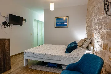 Studio Apartment in Old Town Rovinj for 2