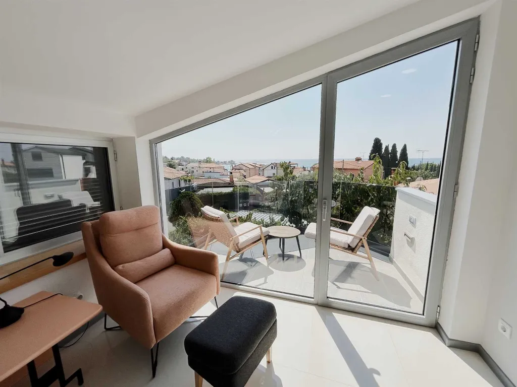Luksuzan apartman za dvoje s pogledom na more / Zambratija / Umag