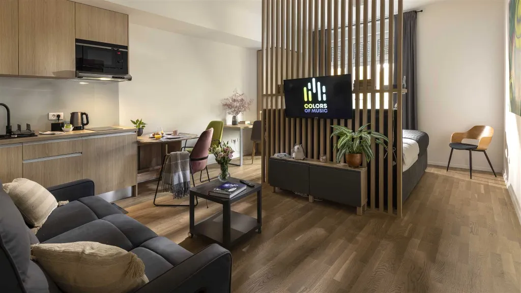 Serviced Aparthotel in Zagreb for 2 Guests