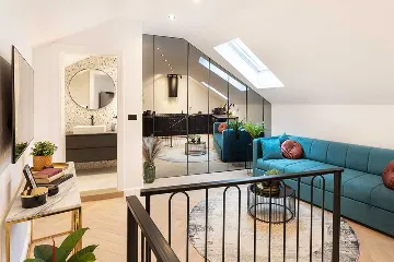 Two-Level Apartment in Zagreb for Up to 4