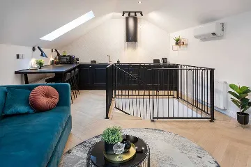 Two-Level Apartment in Zagreb for Up to 4
