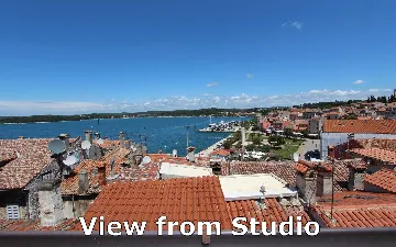 Studio Apartment in Rovinj City Center with Sea View