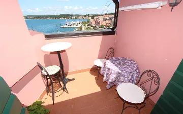 Studio Apartment in Rovinj City Center with Sea View